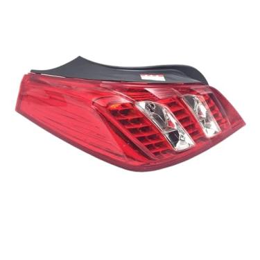 Imagem de FLJOYOEU Luz de freio, para-choque traseiro, lanternas traseiras, lanterna traseira, compatível com Peugeot 508 2011 2012 2013 2014 2015 (lado direito, montagem com placa)