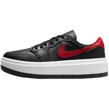 Imagem de Nike Tênis feminino Air Jordan 1 Elevate Low, Vermelho/preto, 36