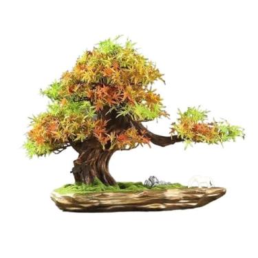 Imagem de Ornamento de mesa lateral para armário de entrada, plantas falsas, decoração de árvore, simulação de plantas, paisagismo, vegetação, vasos de plantas, decoração