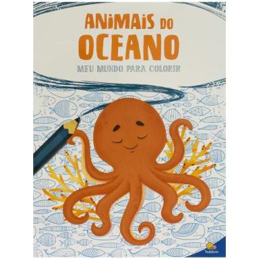 Imagem de Livro - Meu Mundo para colorir: Animais do Oceano
