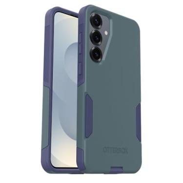 Imagem de OtterBox Capa para Samsung Galaxy S25+ (apenas) - Série Commuter - Harbor Storm (verde e azul) - fina e resistente - adequada para bolso - com proteção de porta
