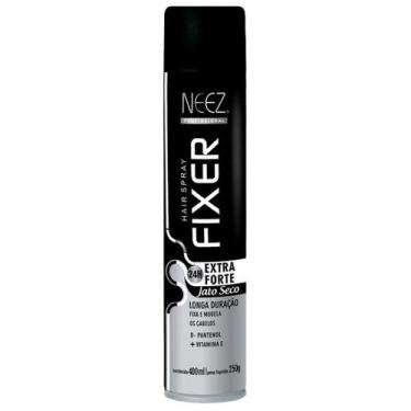 Imagem de Spray Fixador De Cabelo Profissional Neez Laque Capilar Fixação Extra 