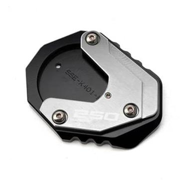 Imagem de Anti-derrapante Para husqvarna vitpilen 401 svartpilen 250 2018-22 2023 kickstand almofada pé suporte lateral extensão placa de(Gray 250)