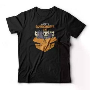 Imagem de Camiseta Studio Geek Adopt A Schrödinger's Cat Masculino-Masculino