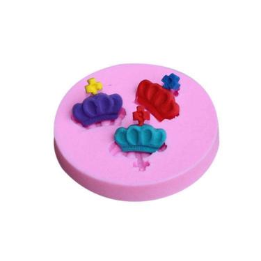 Imagem de Molde Silicone Coroa Rainha Princesa Principe Castelo Rei