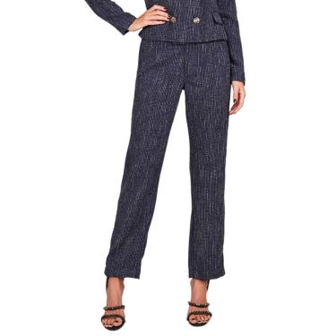 Imagem de Calça Feminina Lado Avesso New Straight Marinho - L121045-Feminino