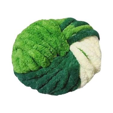 Imagem de Fio De Chenille Macio E Colorido 250g Para Tricô Grosso, Ninhos Para P