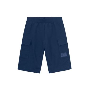 Imagem de Bermuda infantil menino em moletinho com bolsos Brandili-Masculino