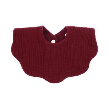 Imagem de Babadores De Bebê Em Algodão Macio, Cor Sólida, Toalha De Saliva Para 