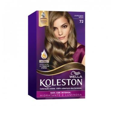 Imagem de Tintura Creme Koleston 72 Louro Mate Medio - WELLA, Louro