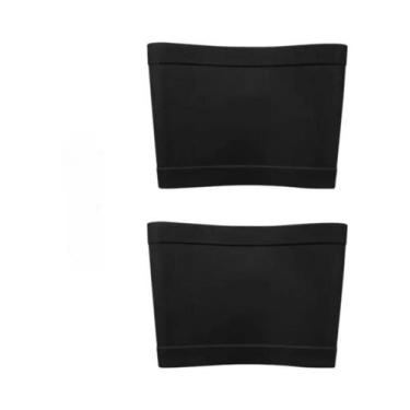 Imagem de Faixa De Silicone Antideslizante Para Caneleira, Protetor De Perna Par