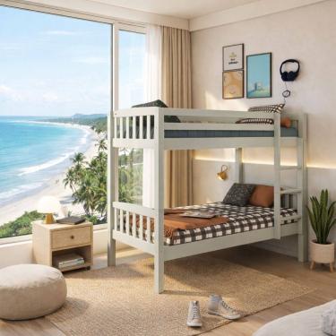 Imagem de Beliche Solteiro 100% Madeira Maciça de Pinus