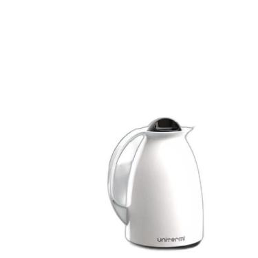 Imagem de Garrafa Térmica Branca 650Ml Com Alça E Tampa Livre De Bpa - Unitermi