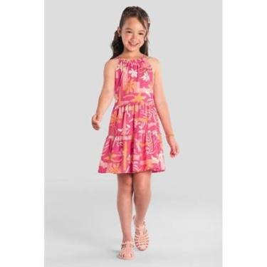 Imagem de Vestido infantil menina floral Brandili-Feminino