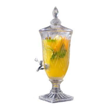 Imagem de Suqueira De Vidro Jarra Com Torneira Festa Suco Drinks 1,8L - KEH104, 