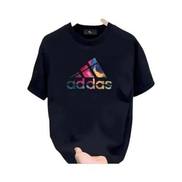 Imagem de Camiseta Masculina Slim Fit De Algodão Verão 2025 Manga Curta Gola Red