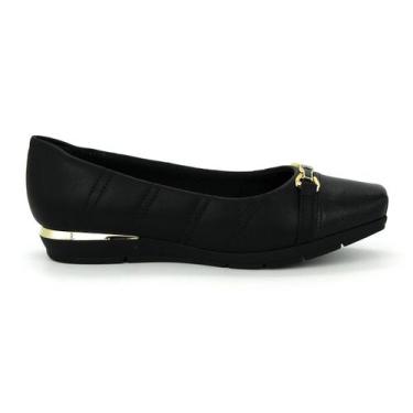 Imagem de Sapatilha Feminina Piccadilly Original Joanete Fivela 324, 36, Preto