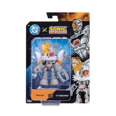 Imagem de Boneco Articulado Tails Cyborg De 12cm - Sonic Warner