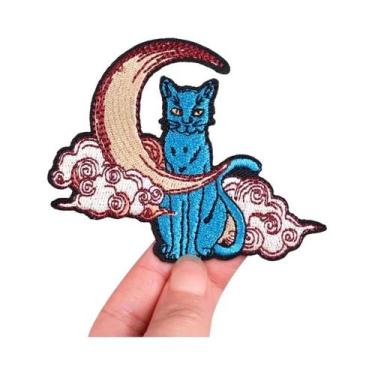 Imagem de Adesivos De Gato Fofos Para Roupa, Bordados Em Desenho Animado, Tipo A