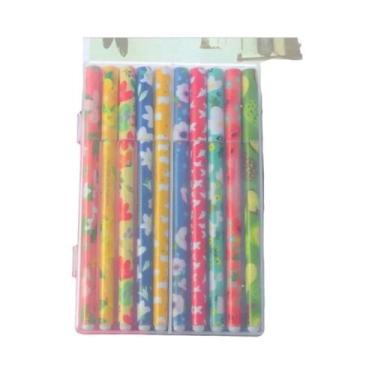 Imagem de 1 conjunto de caneta colorida gel caneta anialm marcador caixa floral 
