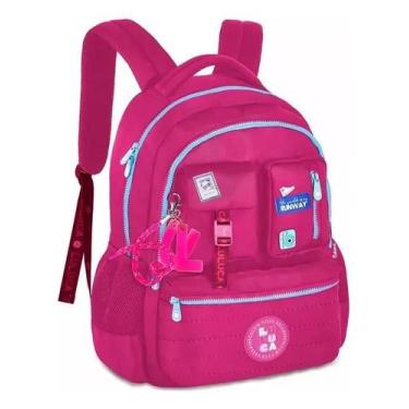 Imagem de Mochila de Costas Juvenil Luluca, 17,5" LU24636 Cor:Rosa - Clio Style,