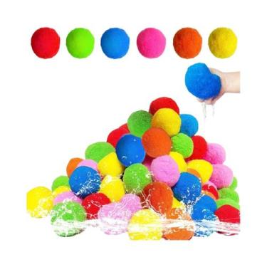 Imagem de Balões de Água Reutilizáveis para Brincadeiras na Piscina, Verão e Qui