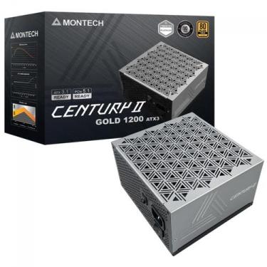 Imagem de Fonte Montech Century II 1200W, 80 Plus Gold, Cybenetics Platinum, PCI