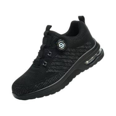 Imagem de Botas De Trabalho Indestrutíveis Com Biqueira De Aço Para Homens, Anti