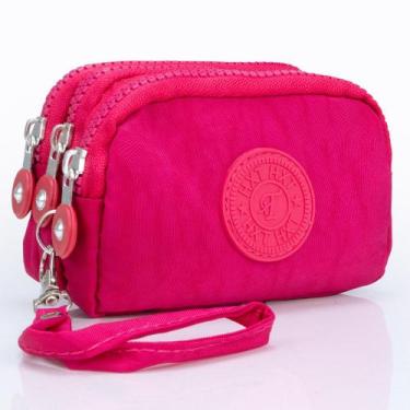 Imagem de Bolsa Pequena Feminina De Mão Carteira Com Alça Necessaire - TEX WEB ,