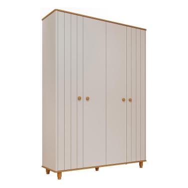 Imagem de Guarda Roupa Infantil Cupcake 4 Portas - Permóbili Baby