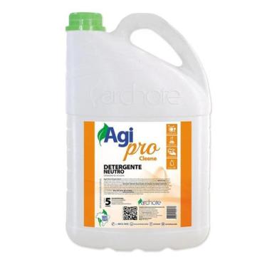 Imagem de Detergente Líquido Neutro Concentrado Cleene Agipro Galão 5 Litros Eco