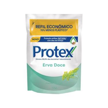 Imagem de Sabonete Líquido Protex Erva Doce Antibacteriano Refil 200ml, Branco, 