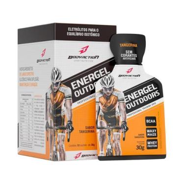 Imagem de Energel Outdoors - 10 Unidades Tangerina - BodyAction - Body Action