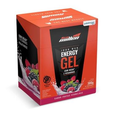 Imagem de Iron Man Instant Energy Gel - 10 Unidades 30g Frutas Vermelhas - New M