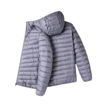 Imagem de Jaqueta Masculina Slim Fit Com Capuz, Moda Outono Inverno, Super Leve 