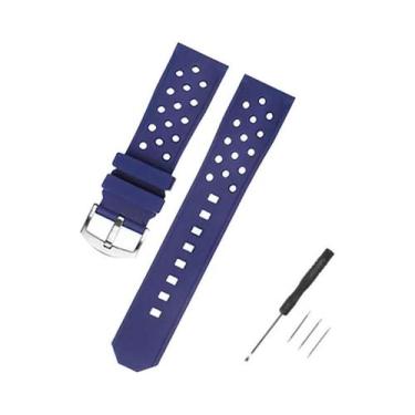 Imagem de Pulseira De Silicone Esportiva Unissex De 22mm Para Relógio Tag Heuer 