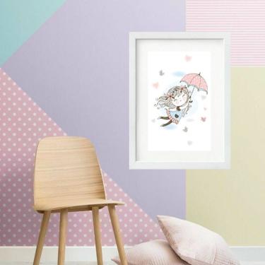 Imagem de Quadro Quarto Infantil Menininha- 60x48cm