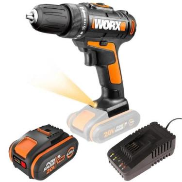 Imagem de Parafusadeira e Furadeira 30Nm com Bateria 20V 4,0ah e Carregador Bivo