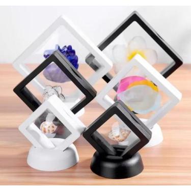 Imagem de Porta Joias Flutuante Membrana Elástica Vitrine De Luxo Suporte Para P