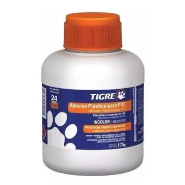 Imagem de Adesivo Plástico Cola Cano Pvc Tigre Frasco 175g C/pincel