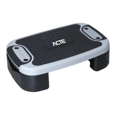 Imagem de Step esportivo para ginastica multifuncional acte ate 150kg preto e ci