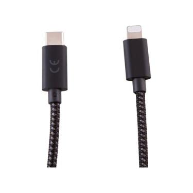 Imagem de Cabo USB-C para Lightning 1,5m Motorola - Original, Preto