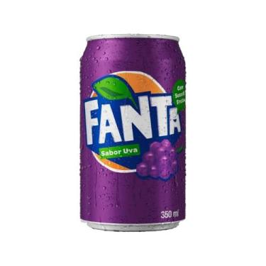 Imagem de Pack Refrigerante lata 350ml Kit C/6 und Fanta laranja uva guarana spr