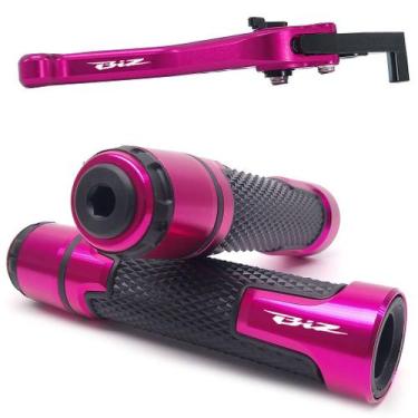 Imagem de Kit Manete Manopla Esportivo Biz 125 disco Gravado a Laser - NoBrand, 