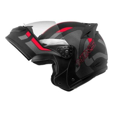 Imagem de Capacete Escamoteável Mixs Gladiator Articulado Lançamento, Preto/Graf
