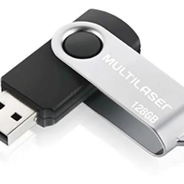 Imagem de PENDRIVE TWIST PRETO 128GB - PD591