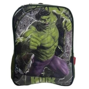 Imagem de Mochila de Costas Escolar Infantil Juvenil Hulk-Unissex