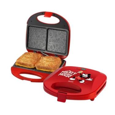Imagem de Sanduicheira Mallory Mickey Funny Plates Antiaderente 127v, 110V