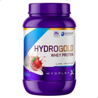 Imagem de Whey Protein Hydro Gold ISO e HMB 900g Myoplex, Natural Strawberry