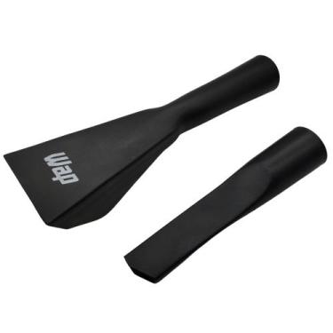 Imagem de Kit Bico Canto e Bocal Estofado Preto Compatível com Aspirador Karcher